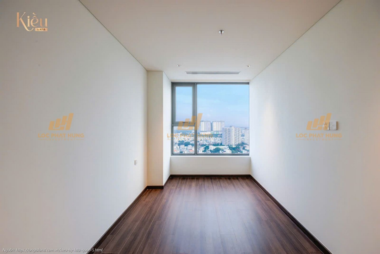 Ảnh thực tế căn hộ 23-03 diện tích 132m2 tại dự án Kiều By Kita Quận 5, sẵn sàng bàn giao.