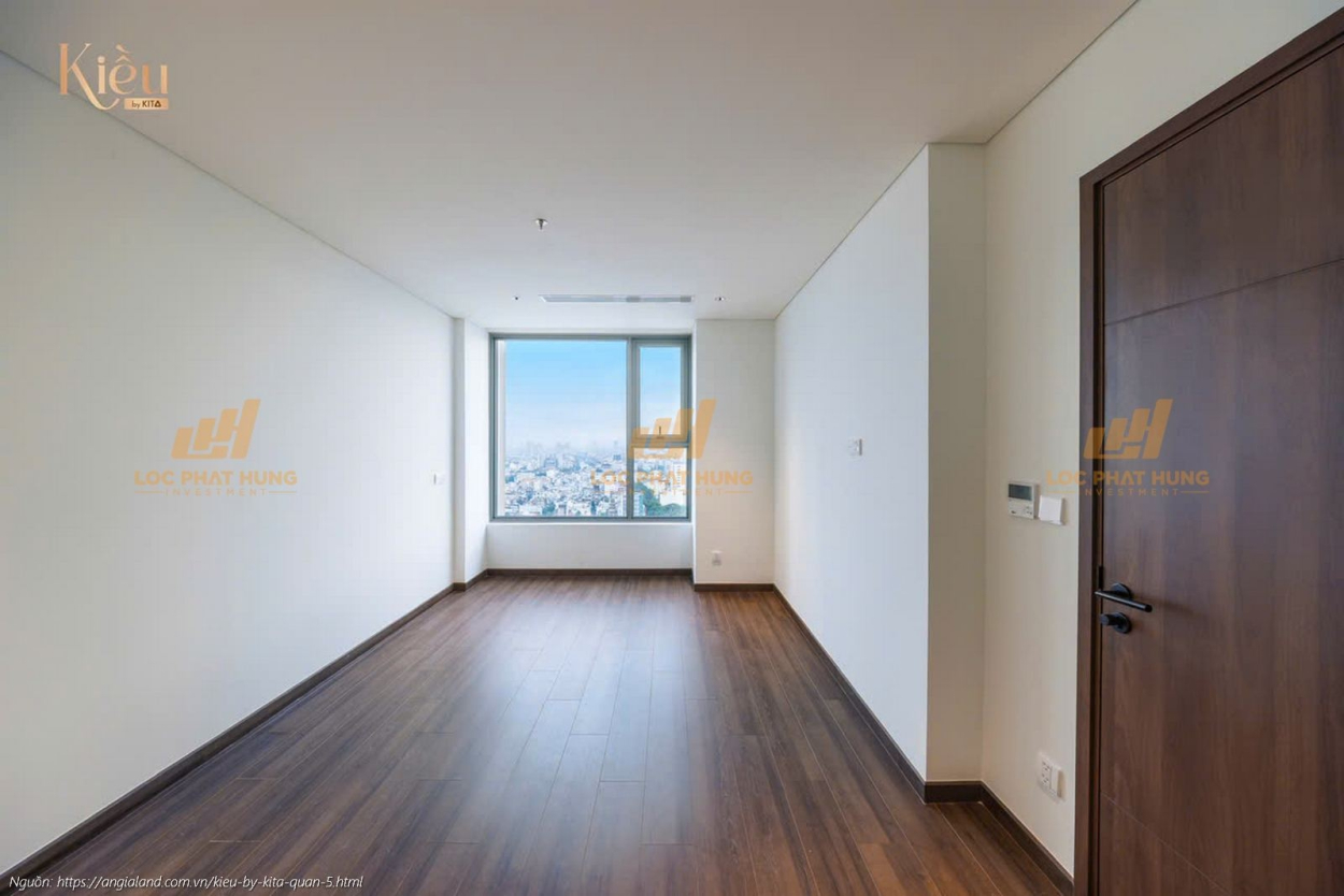 Ảnh thực tế căn hộ 23-04 diện tích 90m2 (2 phòng ngủ) tại dự án Kiều By Kita Quận 5.