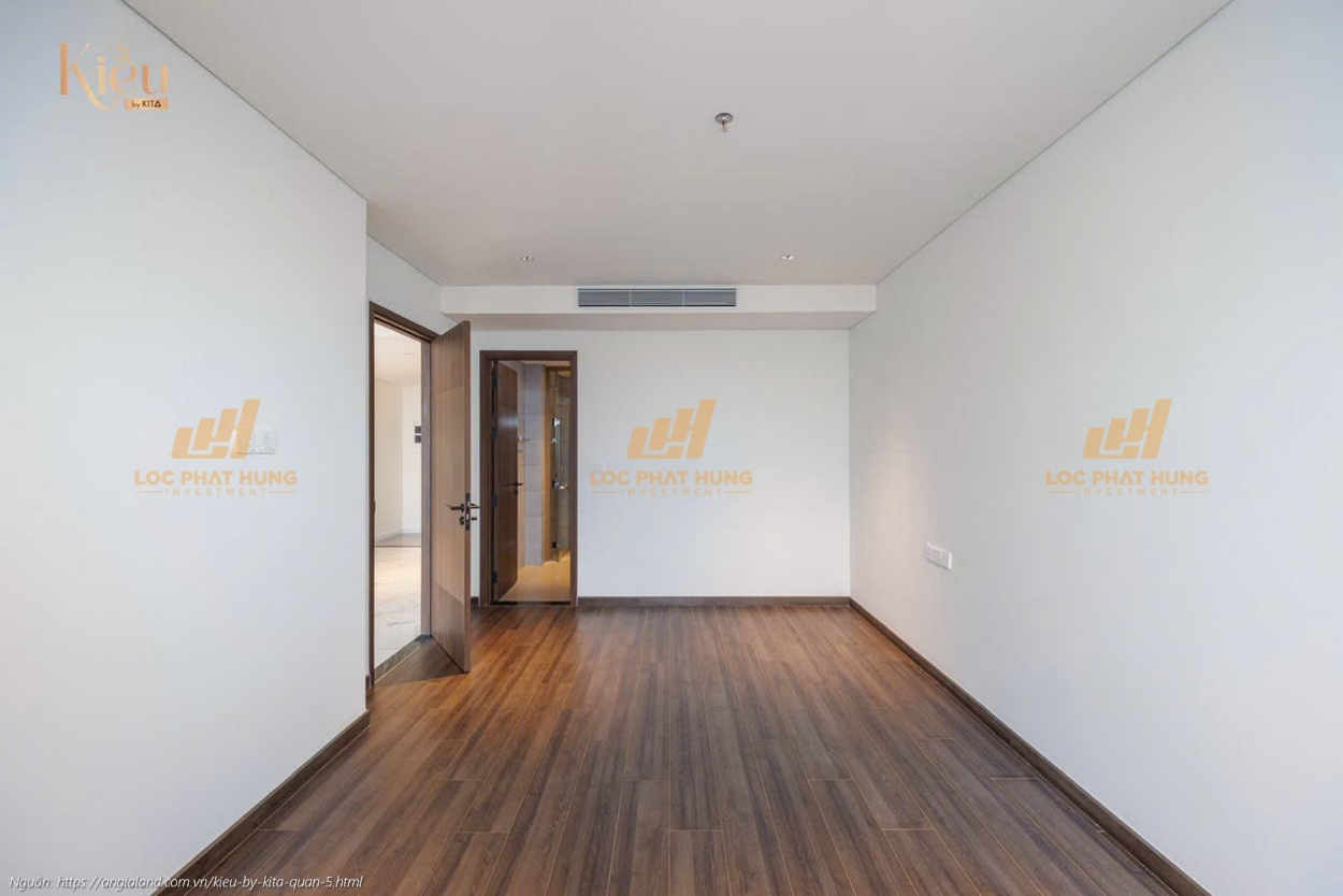 Ảnh thực tế căn hộ 23-04 diện tích 90m2 (2 phòng ngủ) tại dự án Kiều By Kita Quận 5.