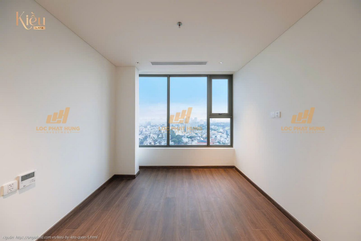 Ảnh thực tế căn hộ 23-05 diện tích 90m2 (2 phòng ngủ) tại dự án Kiều By Kita, trung tâm Quận 5.