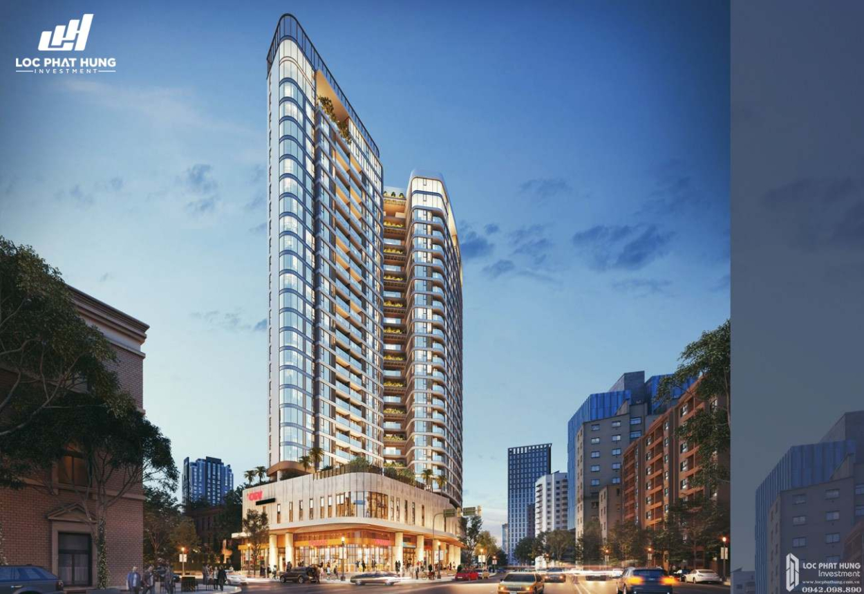 Vlasta Premier Phối cảnh tổng thể dự án căn hộ chung cư Thảo Điền Green Towers Quận 2 chủ đầu tư SIC