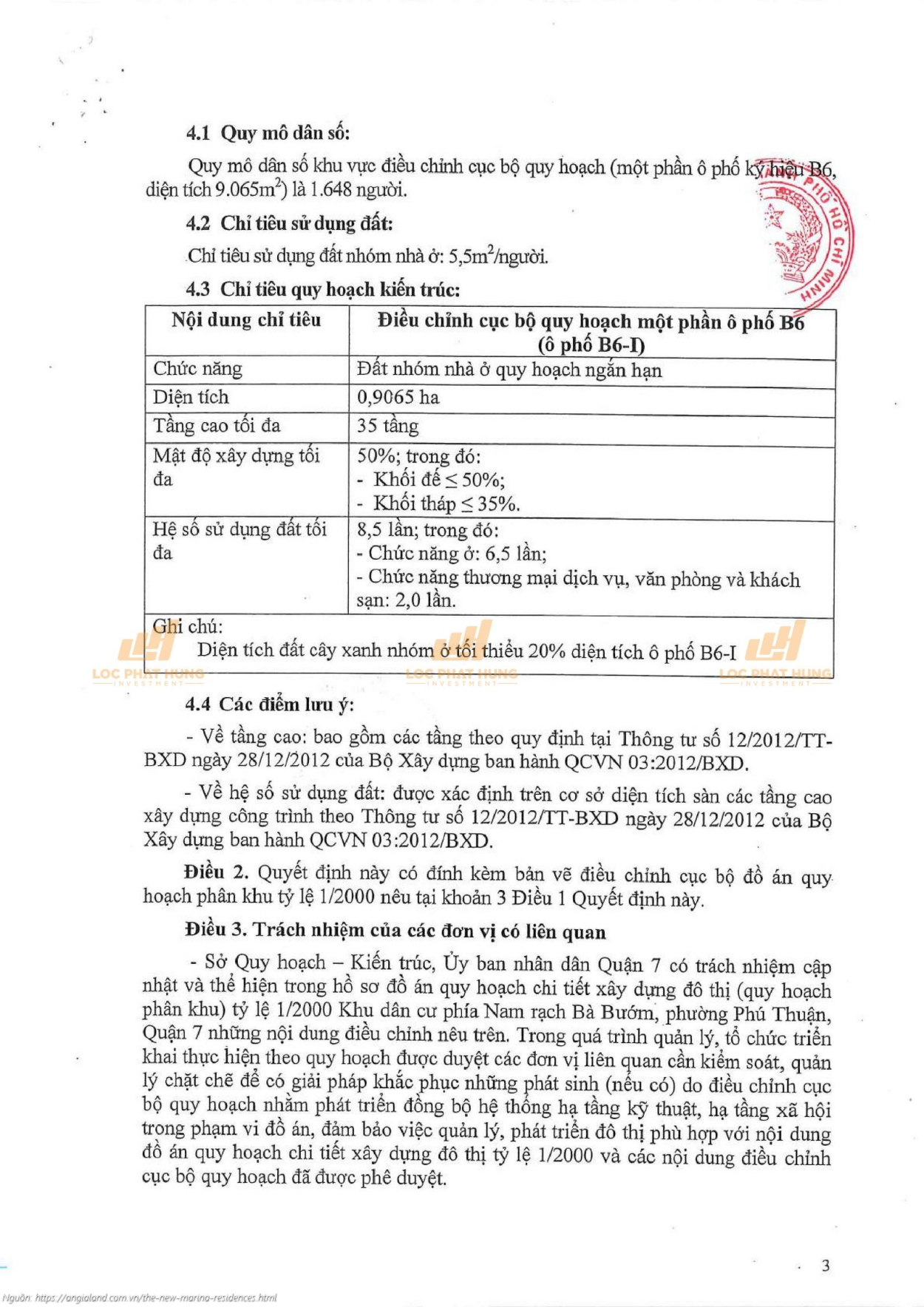 Vlasta Premier Quyết định phê duyệt điều chỉnh quy hoạch chi tiết 1/2000 dự án Vlasta Premier Quận 7