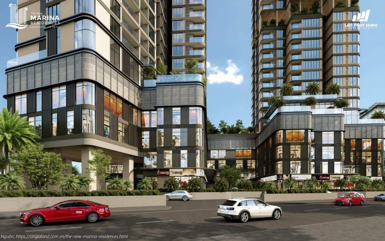 Vlasta Premier Phối cảnh Shophouse thương mại hiện đại tại khối đế dự án Vlasta Premier Quận 7