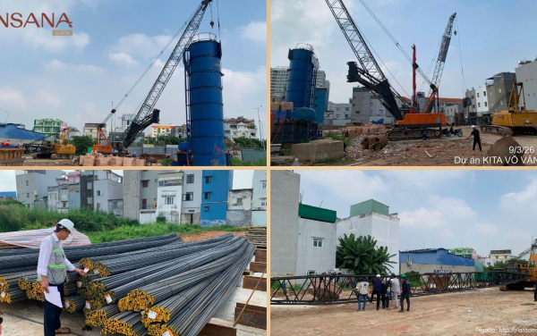 Toàn Cảnh Tiến Độ Công Trường Dự Án Ansana By Kita Tháng 03/2026