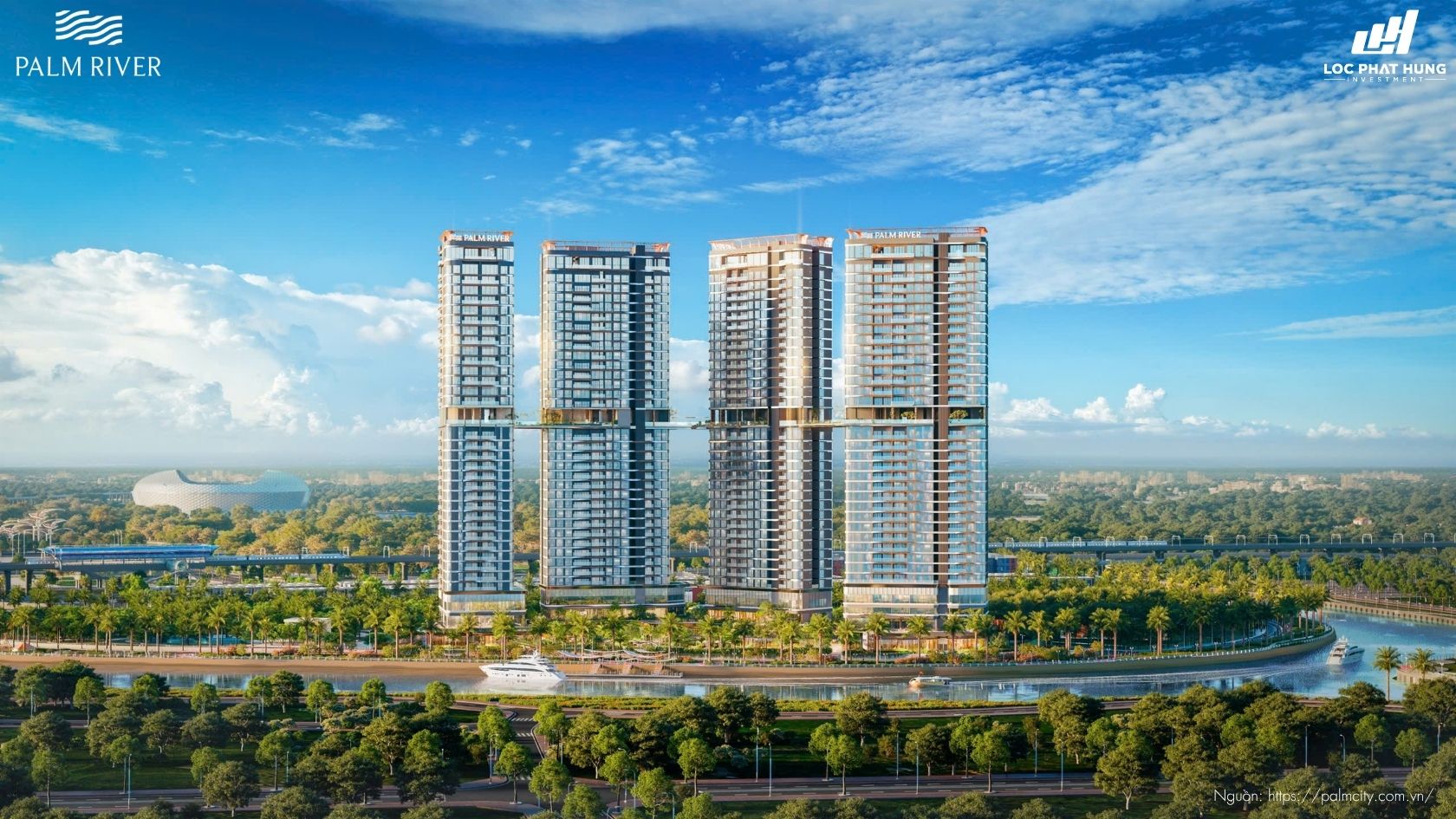 Phối Cảnh Dự Án Căn Hộ Palm River