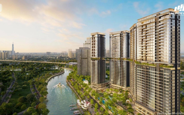 Phối cảnh tổng thể dự án căn hộ Palm River Quận 2