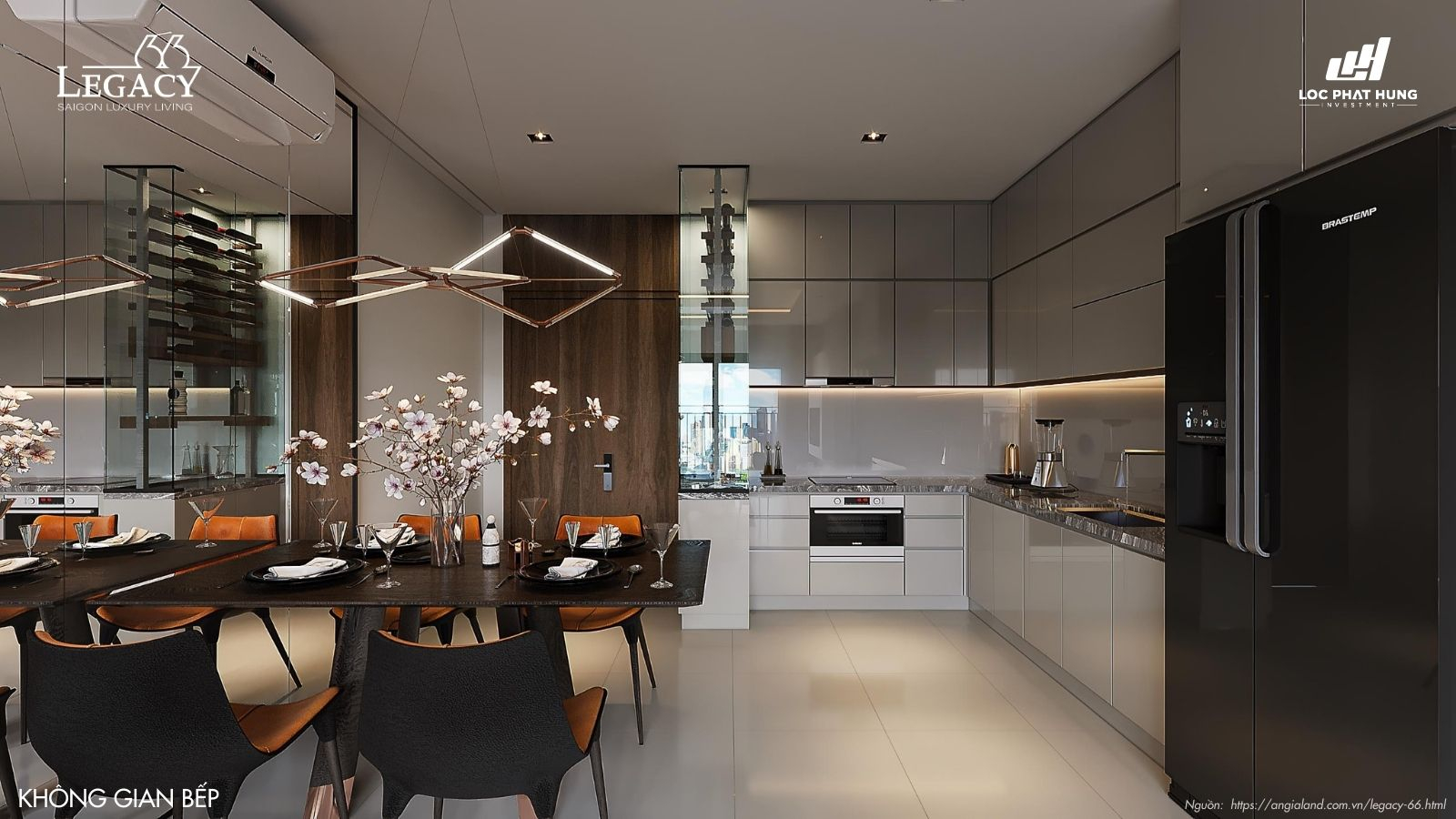 Nhà mẫu dự án căn hộ chung cư LEGACY 66 - Quận 5