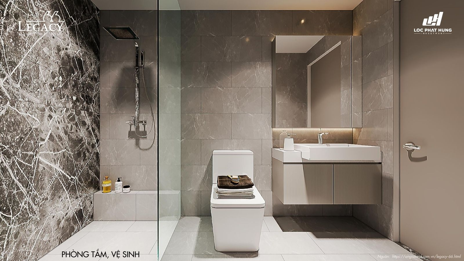 Nhà mẫu dự án căn hộ chung cư LEGACY 66 - Quận 5