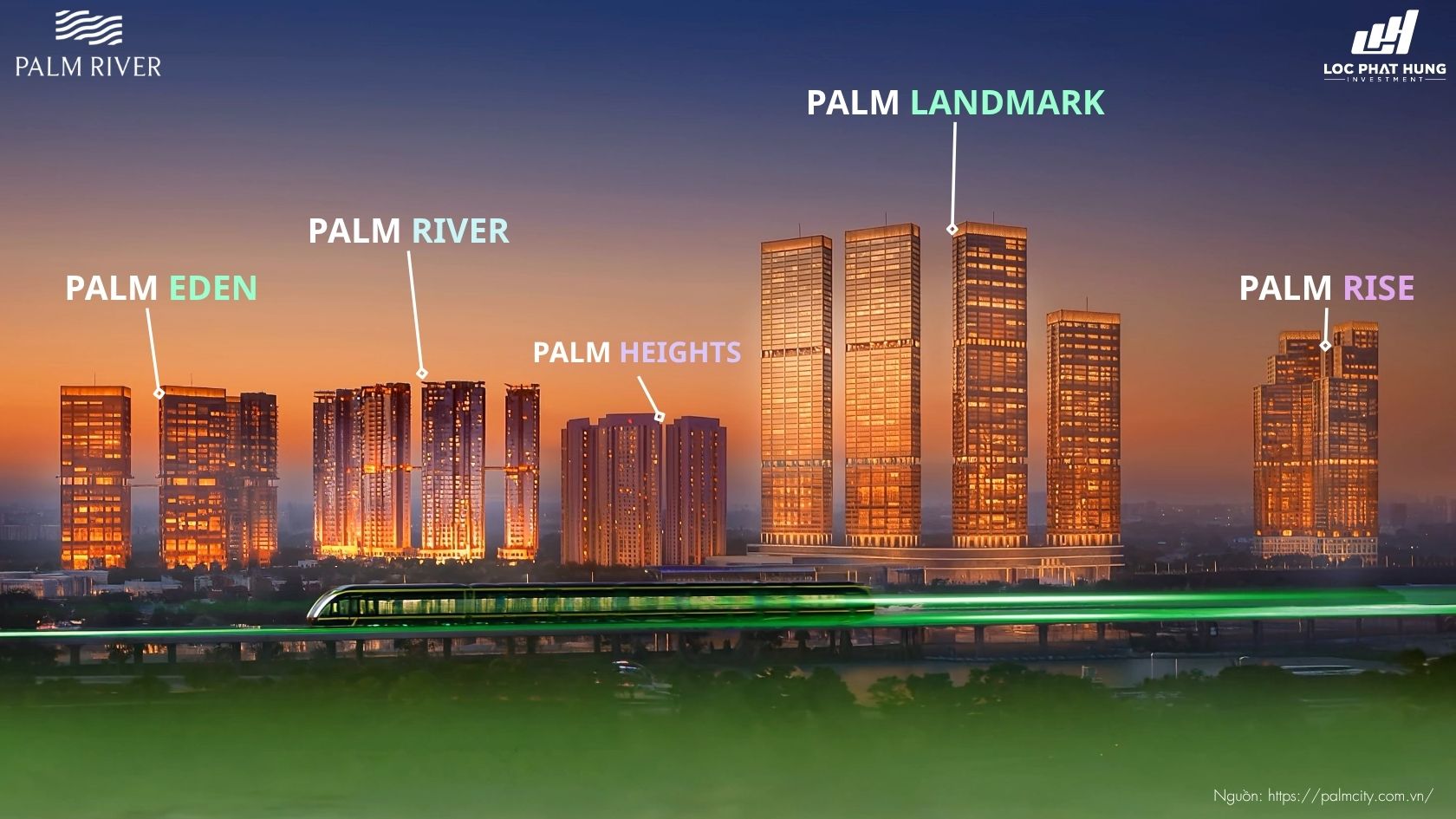 Phối Cảnh Dự Án Căn Hộ Palm River