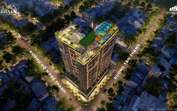 Phối cảnh tổng thể dự án căn hộ chung cư LEGACY 66 - Quận 5