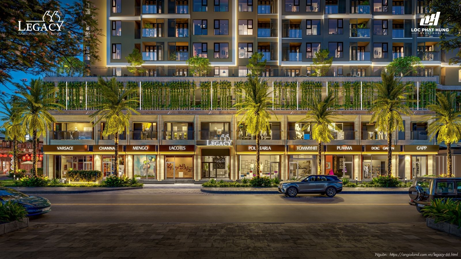 Phối cảnh tổng thể dự án căn hộ chung cư LEGACY 66 - Quận 5