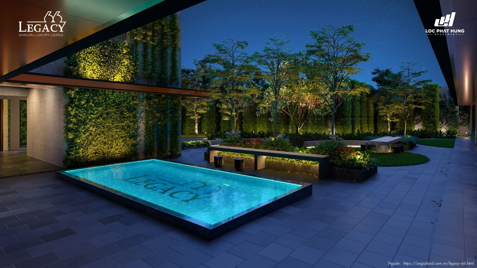 Phối cảnh tổng thể dự án căn hộ chung cư LEGACY 66 - Quận 5