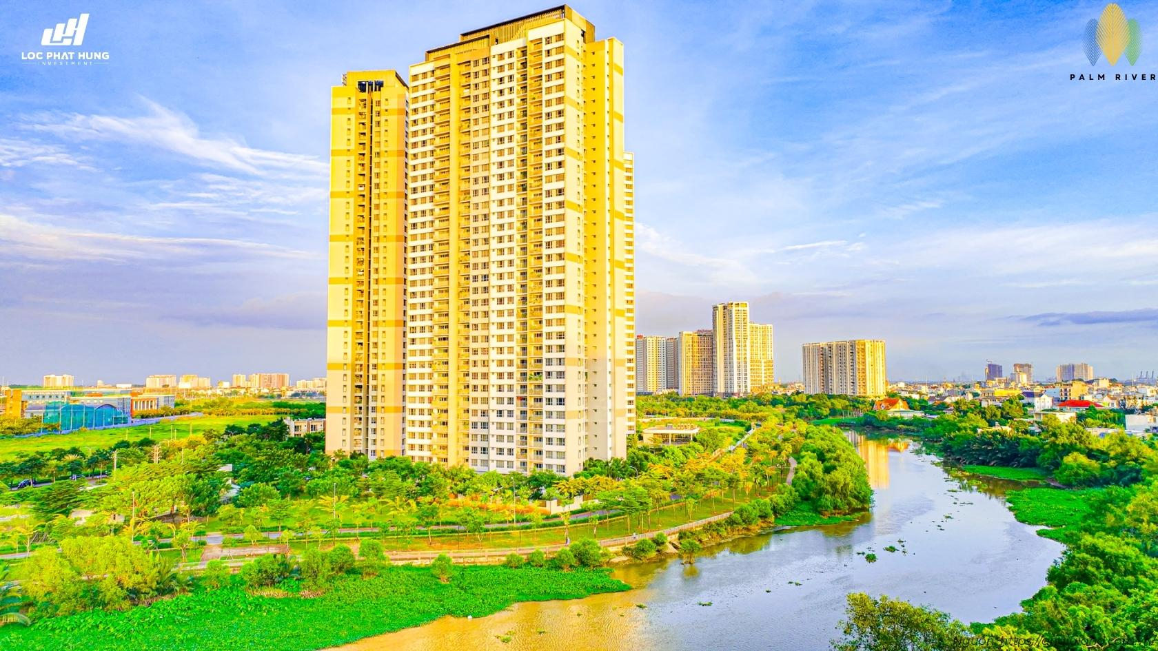 tổng thể dự án căn hộ Palm River Quận 2,
