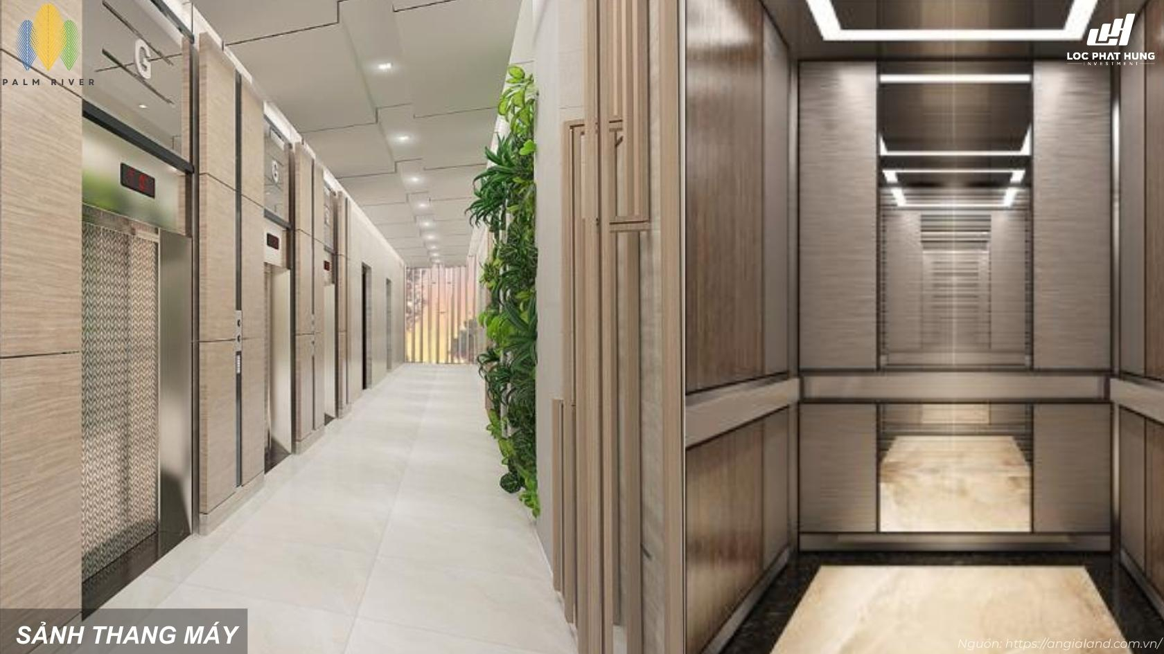 Sảnh đón sang trọng dự án Palm River