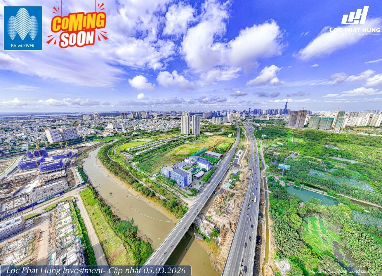 Tiến độ Palm River cập nhật 03/2026