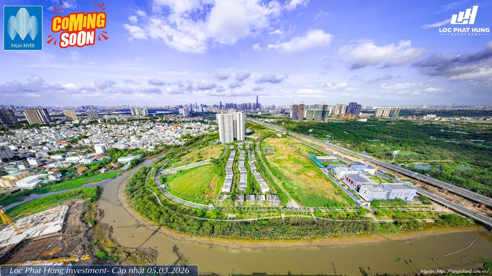 Tiến độ Palm River cập nhật 03/2026