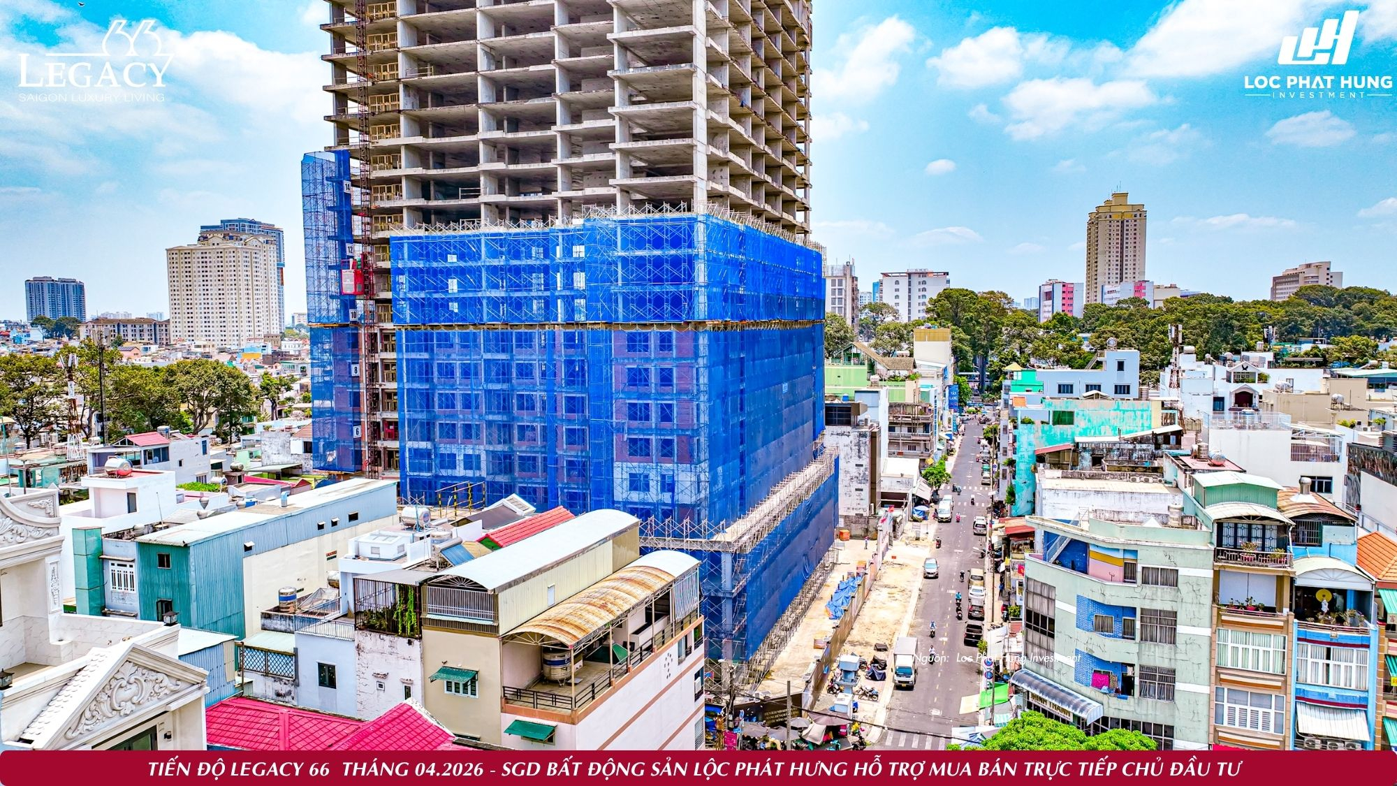 Cập Nhật Tiến Độ Xây Dựng Dự Án Legacy 66 Mới Nhất Tháng 04/2026