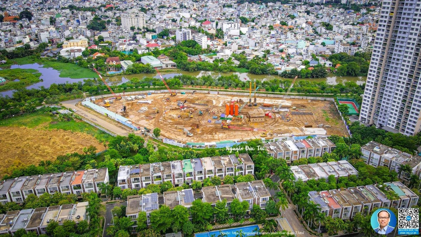 Hiện trạng quây tôn dự án chung cư Palm River Quận 2 ngày 22/05/2026
