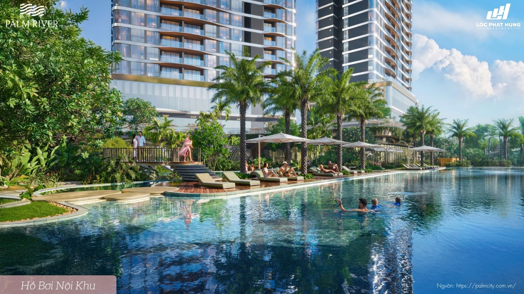 Hồ Bơi Nội Khu Chuẩn Resot 5 Sao
