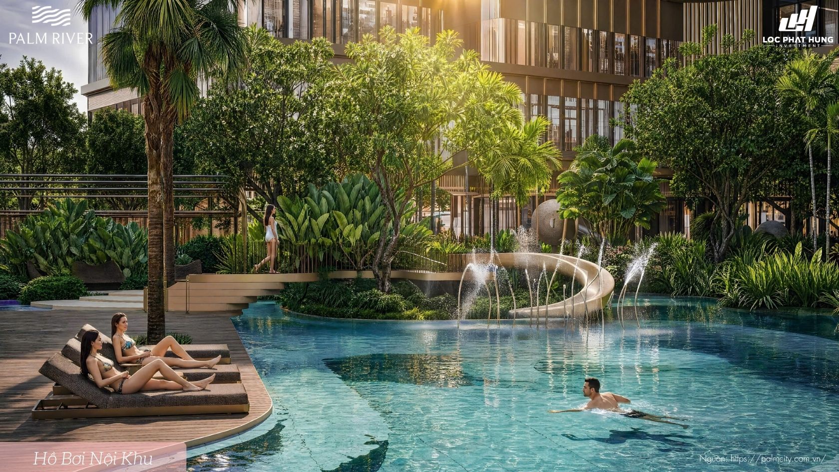 Hồ Bơi Nội Khu Chuẩn Resot 5 Sao
