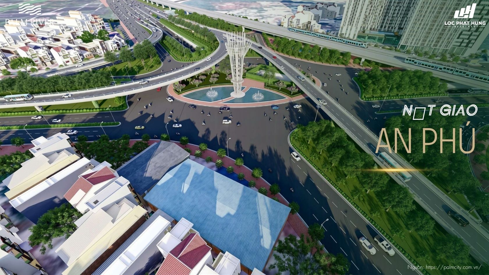 Vị Trí Kết Nối Hạ Tầng Dự Án Palm River