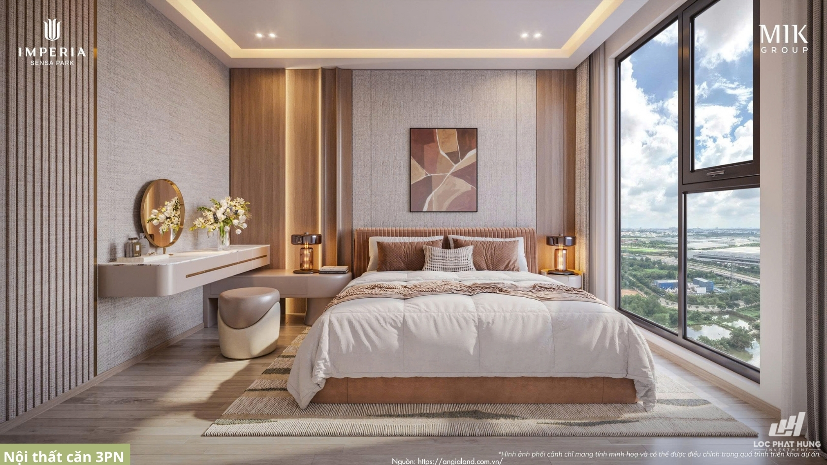 Nhà mẫu căn hộ 3PN Imperia Sensa Park