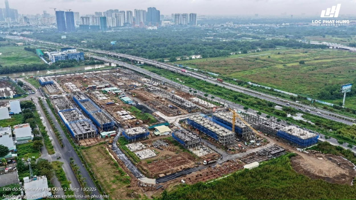 Senturia An Phú Tiến độ Senturia An Phú Quận 2 Tháng 10/2025