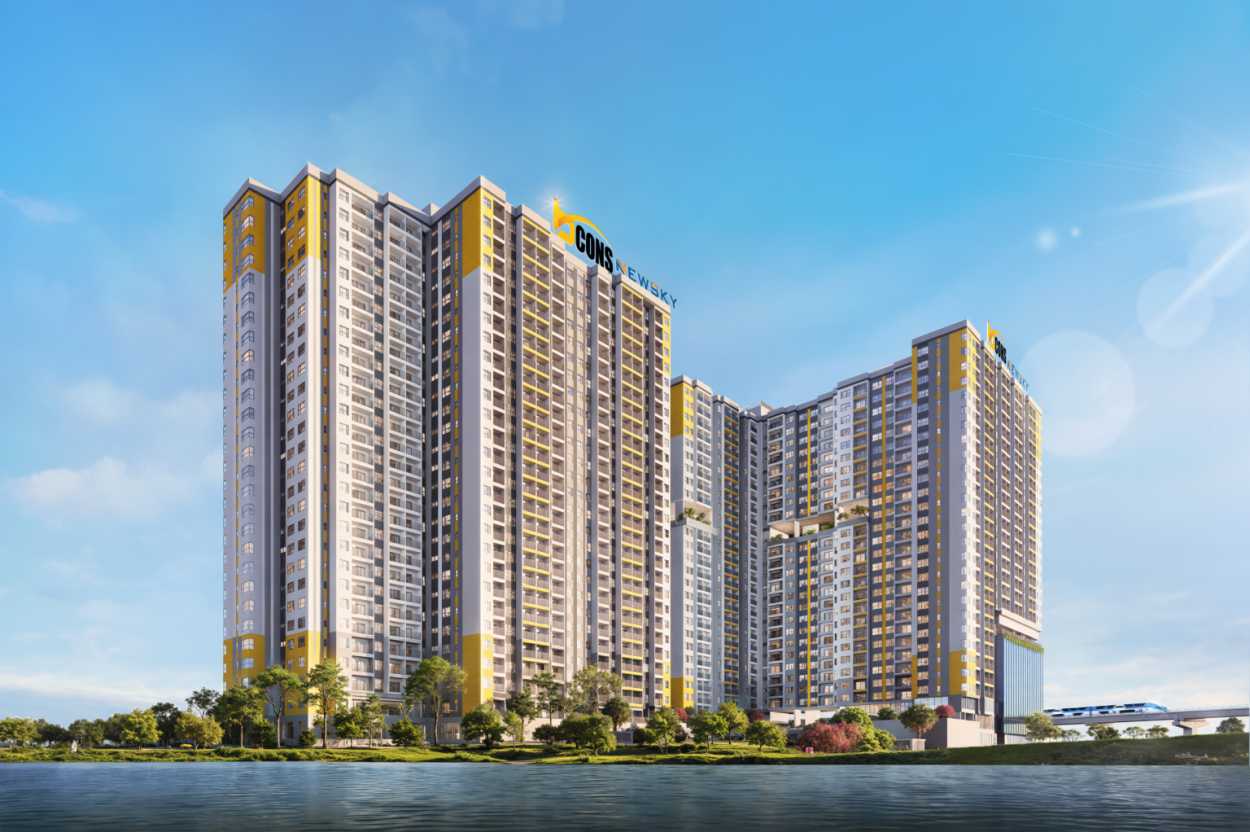 Hình Phối Cảnh Bcons Newsky Thuận An