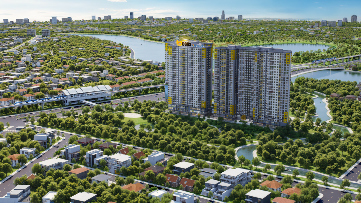 Toàn cảnh dự án Bcons NewSky