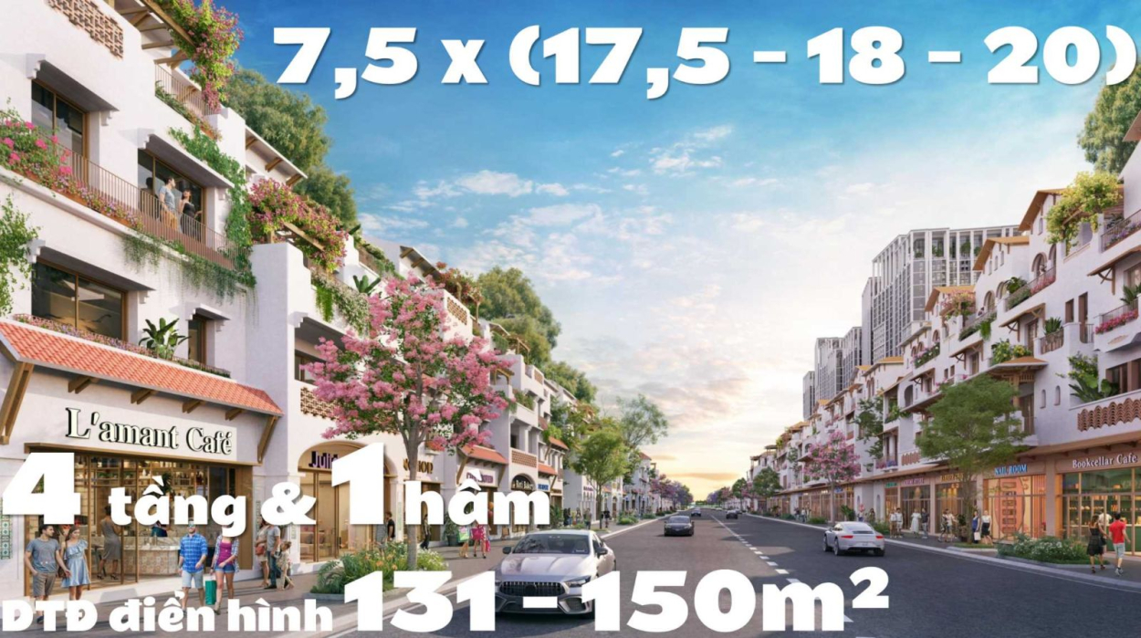 Phối cảnh ngoại thất thiết kế Casa Townhouse