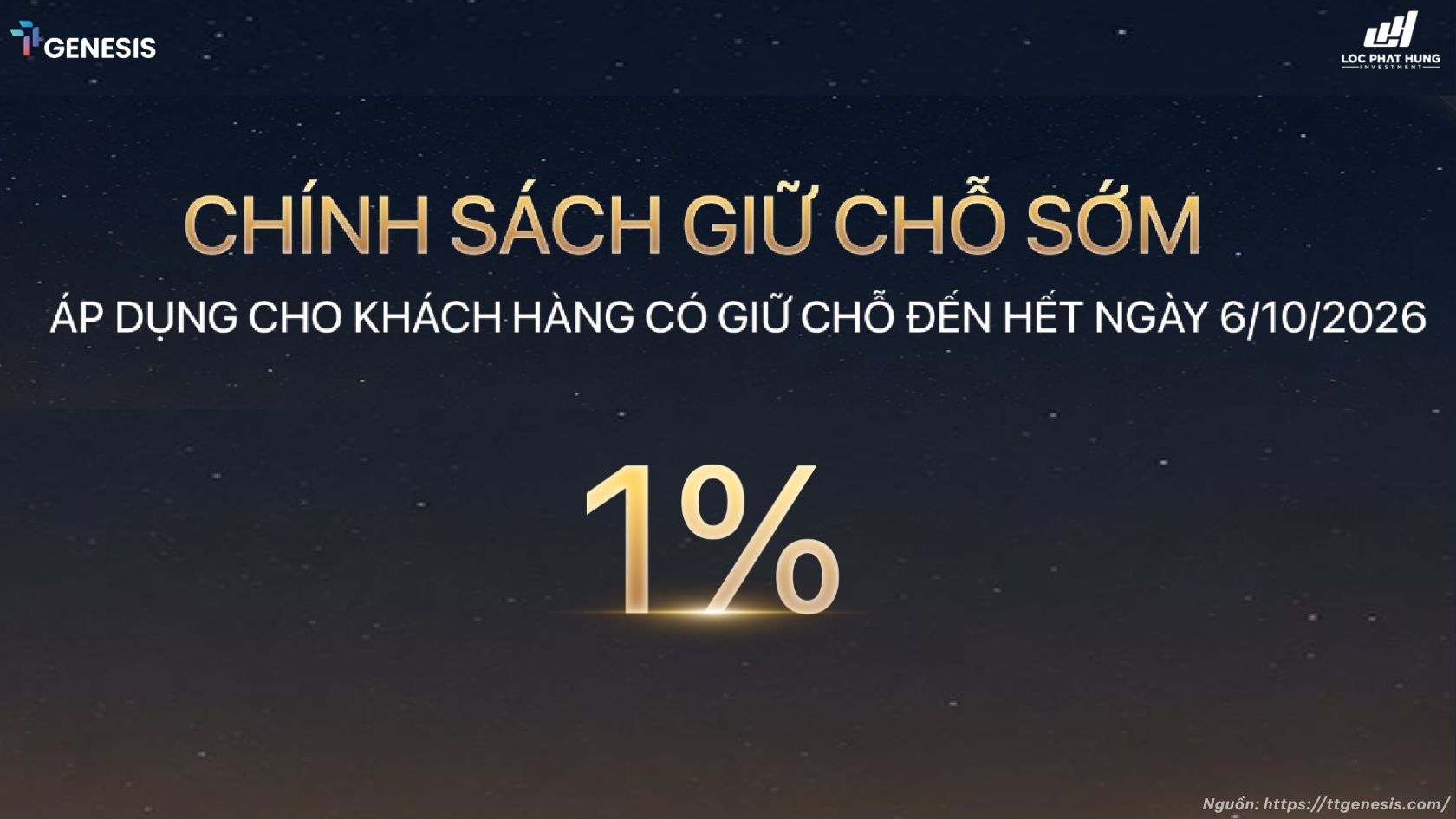 Chính sách bán hàng TT Genesis dành cho khách hàng