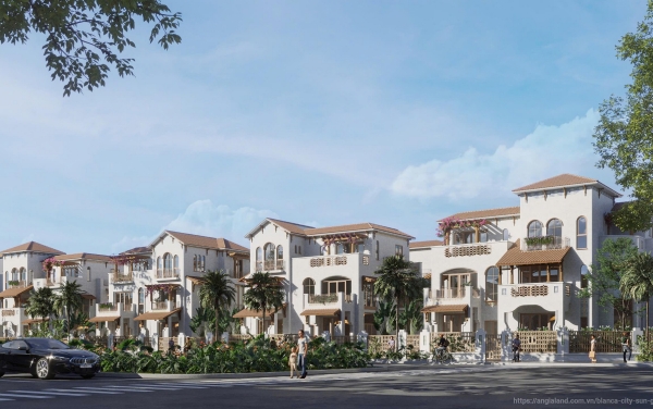 Phối cảnh Casa Villa song lập Blanca City 01