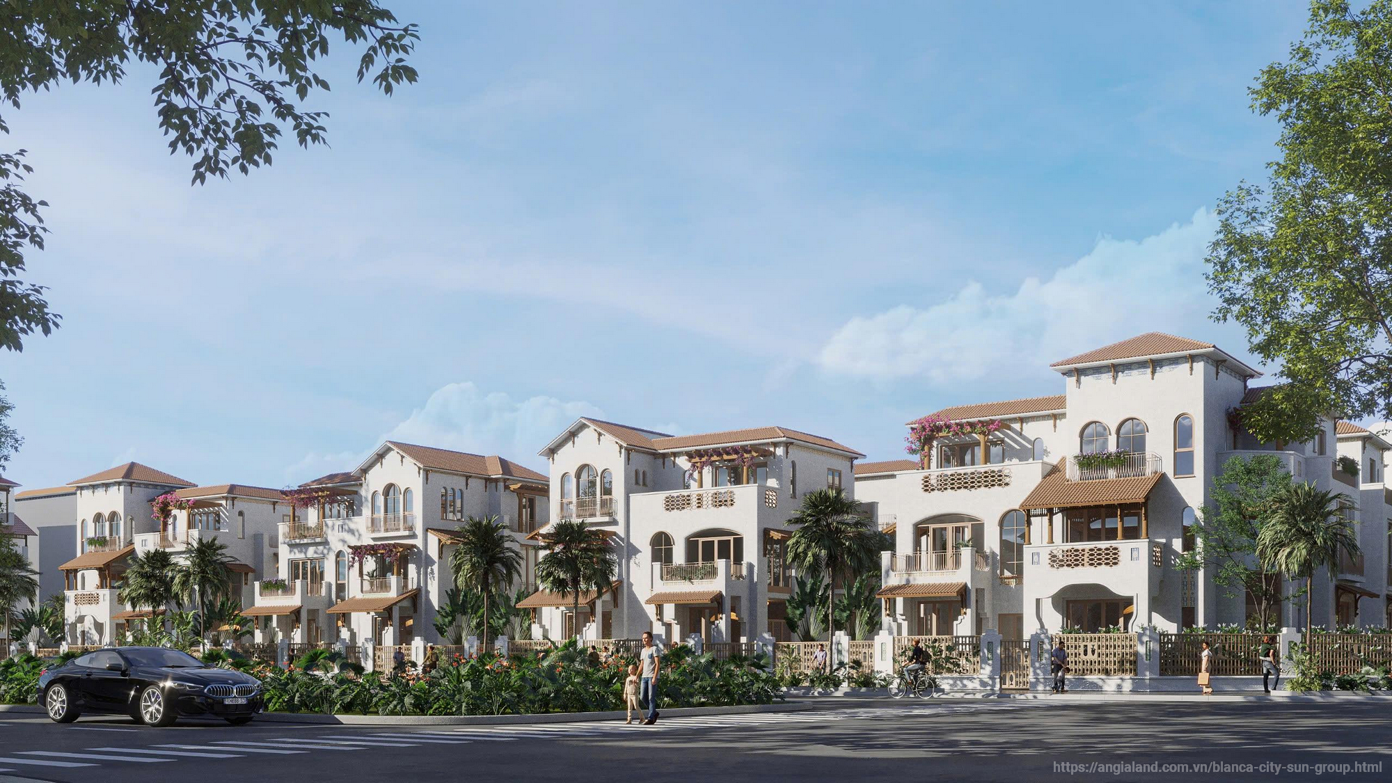 Phối cảnh Casa Villa song lập Blanca City 01