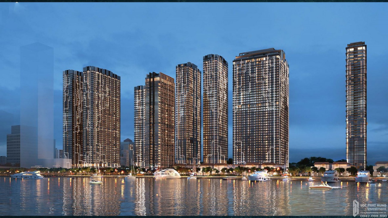 Phối cảnh dự án căn hộ chung cư Grand Marina Saigon Quận 1 Đường Nguyễn Hữu Cảnh chủ đầu tư Masterise Homes
