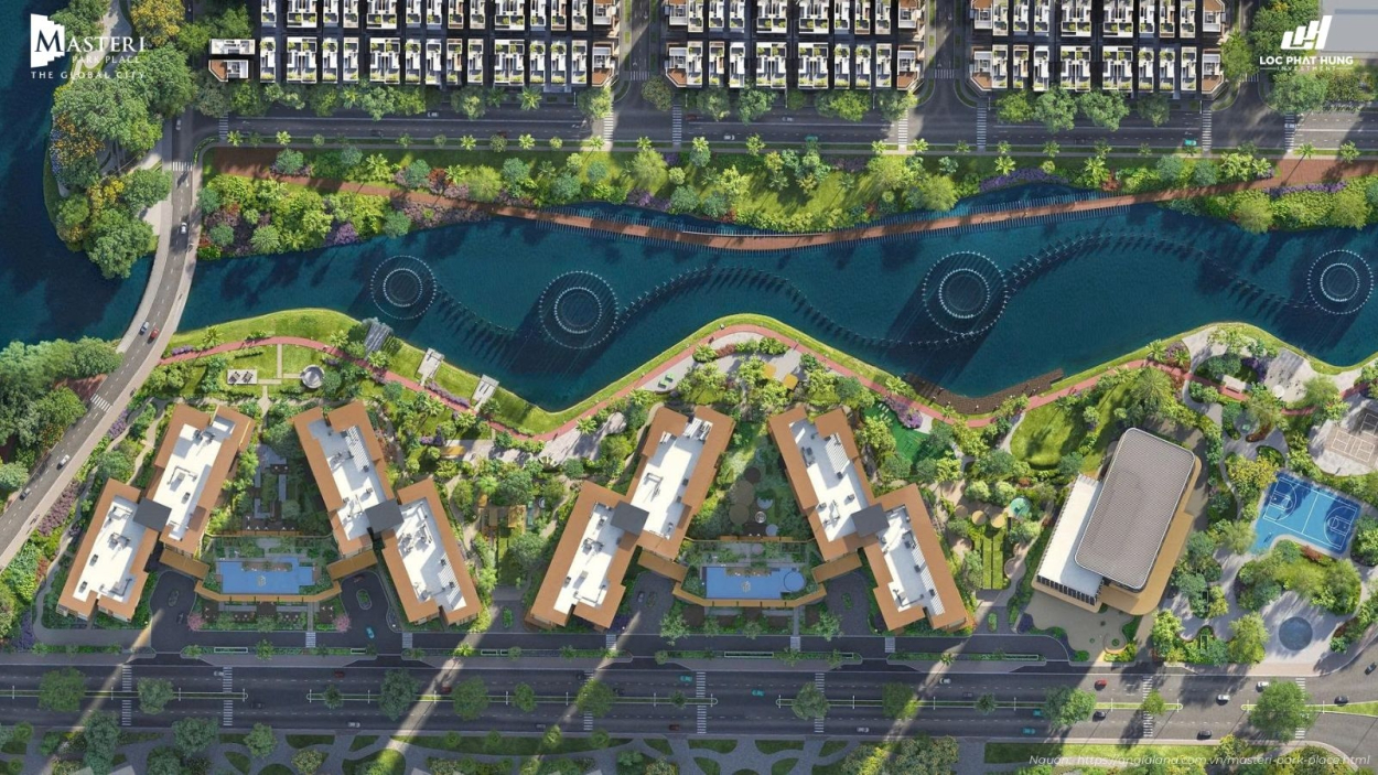 Phối cảnh tổng thể dự án Masteri Park Place Phường Bình Trưng, TP. Hồ Chí Minh