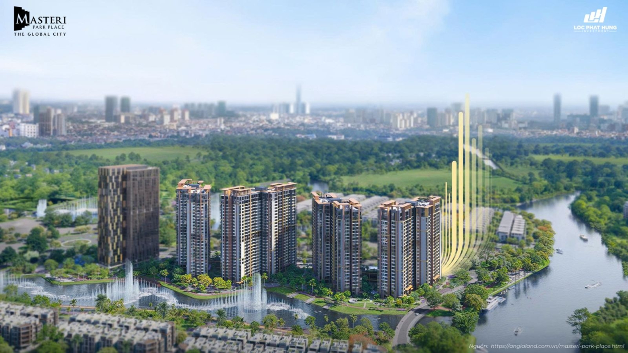 Phối cảnh tổng thể dự án Masteri Park Place Phường Bình Trưng, TP. Hồ Chí Minh