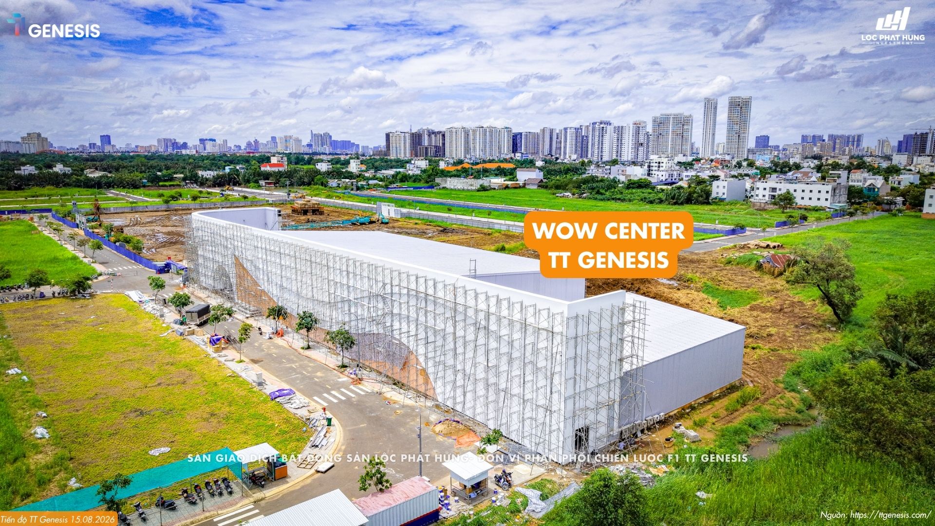 Cập nhật tiến độ xây dựng dự án căn hộ chung cư TT Genesis ngày 15.8.2026