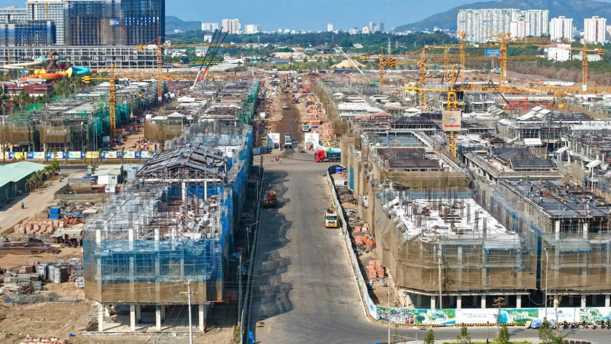 Thi công hạ tầng nội khu dự án Vũng Tàu