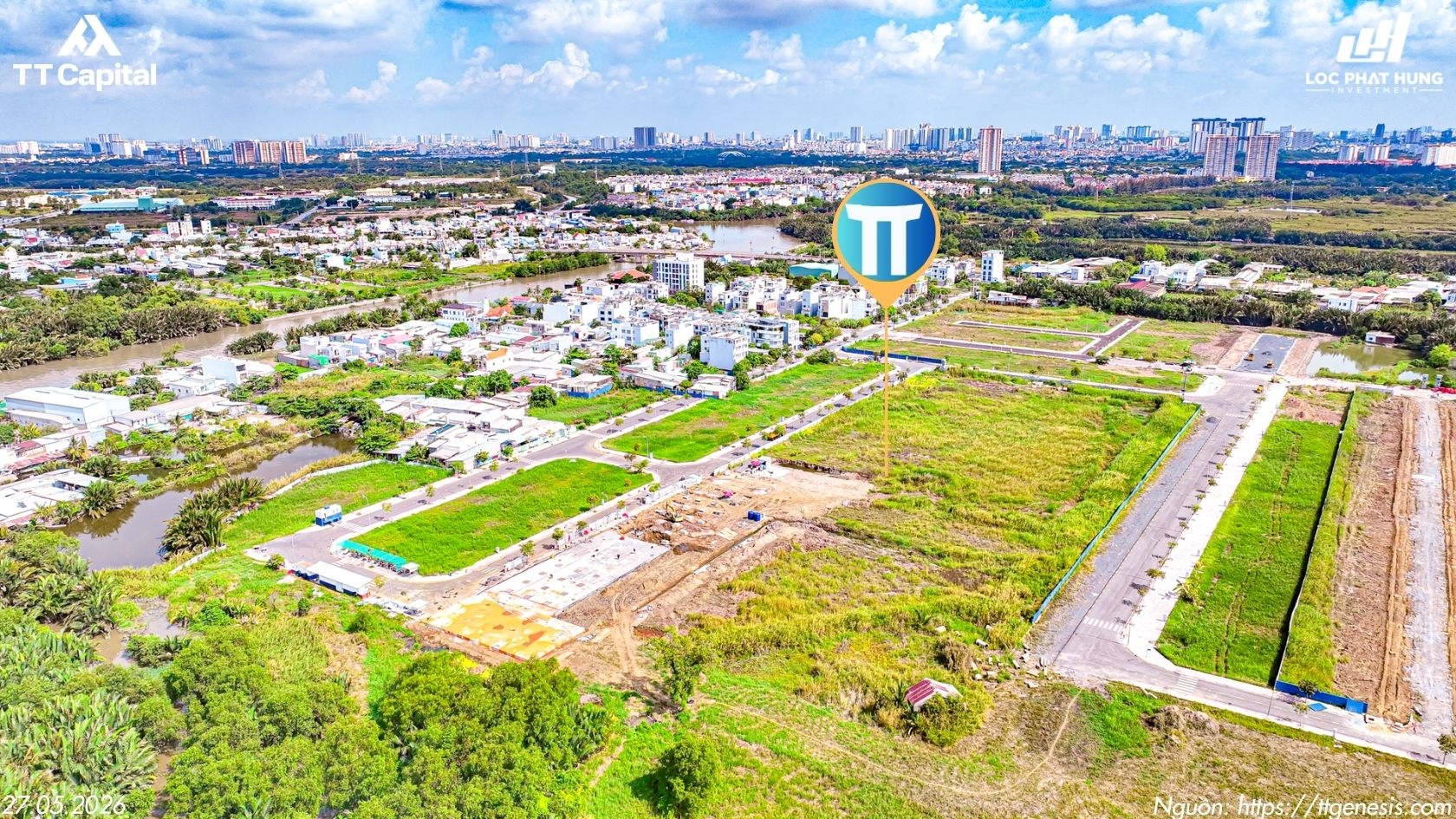 Cập nhật tiến độ thi công thực tế tại công trường dự án căn hộ TT Genesis Nhà Bè ngày 27/05/2026