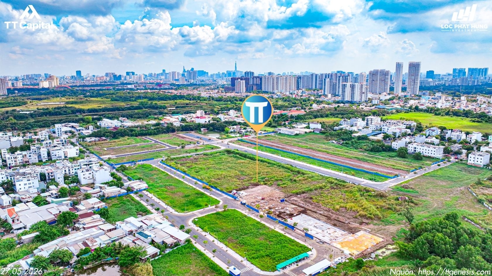 Cập nhật tiến độ thi công thực tế tại công trường dự án căn hộ TT Genesis Nhà Bè ngày 27/05/2026