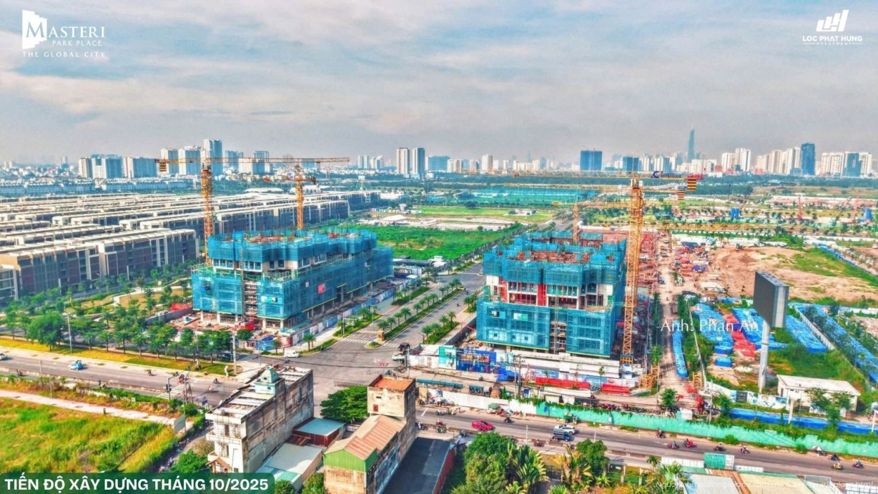 Tiến độ xây dựng dự án Masteri Park Place 10/2025