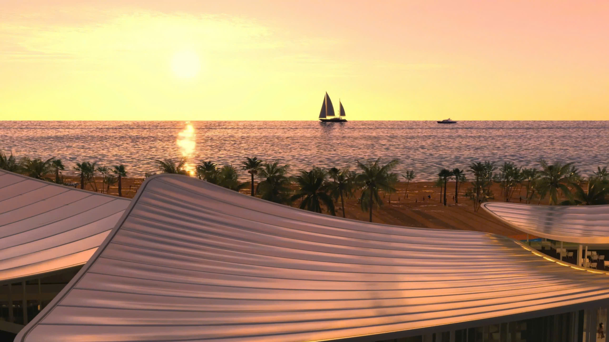 Phối cảnh trung tâm thương mại mặt biển Blanca City