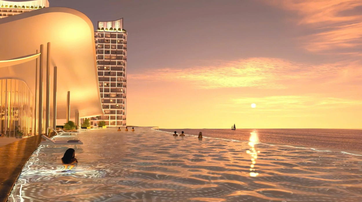 Phân khu thương mại dịch vụ sầm uất ven biển