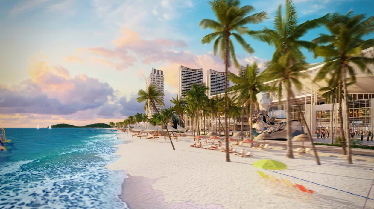 Tiện ích nghỉ dưỡng bãi biển tại dự án