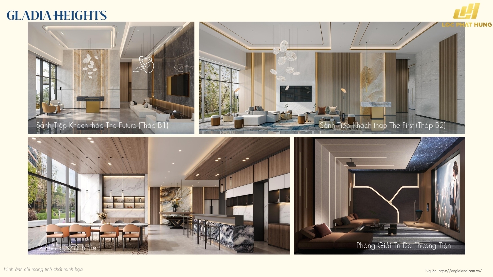 Các Tiện ích Nội Khu Dự án Căn Hộ Chung Cư Gladia Heights Phường Bình Trưng