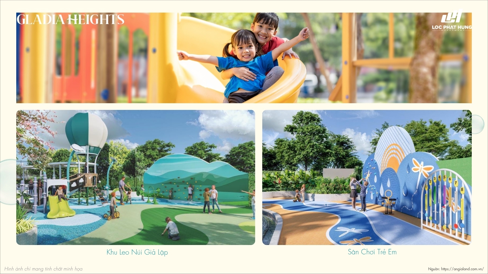 Các Tiện ích Nội Khu Dự án Căn Hộ Chung Cư Gladia Heights Phường Bình Trưng 