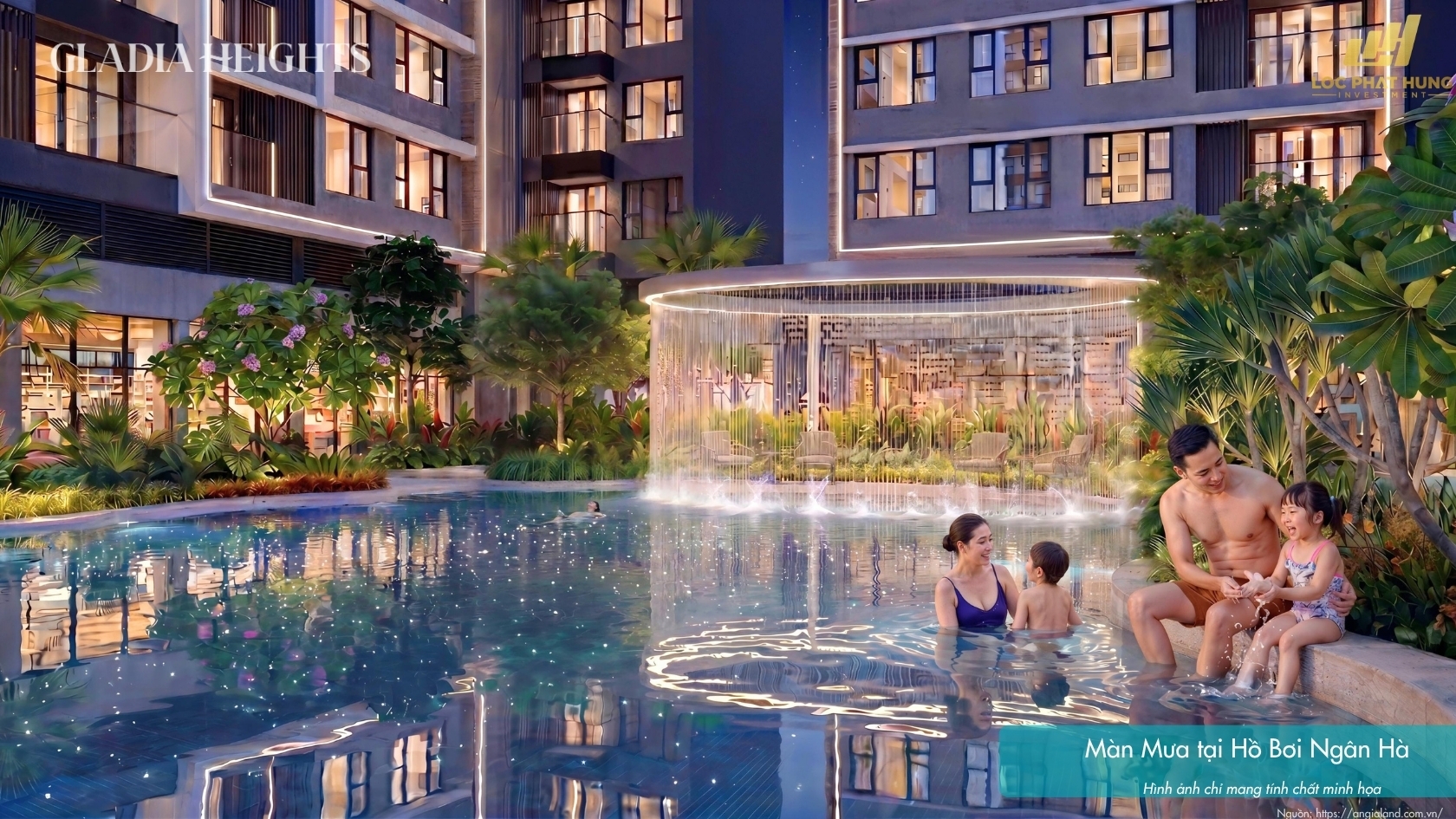 Các Tiện ích Nội Khu Dự án Căn Hộ Chung Cư Gladia Heights Phường Bình Trưng