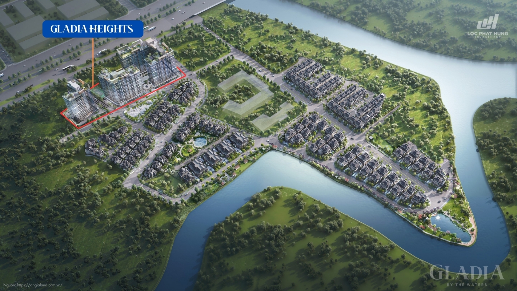 Phối Cảnh Tổng Thể Dự án Căn Hộ Chung Cư Gladia Heights Phường Bình Trưng (2)