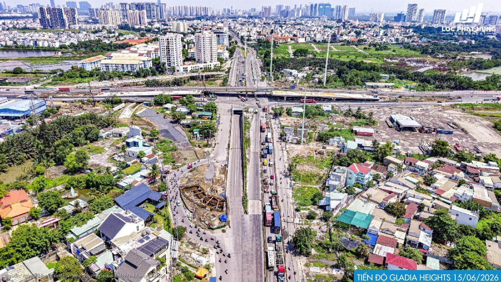 Tiến độ Xây Dựng 15062026 Dự án Căn Hộ Gladia Heights Phường Bình Trưng 