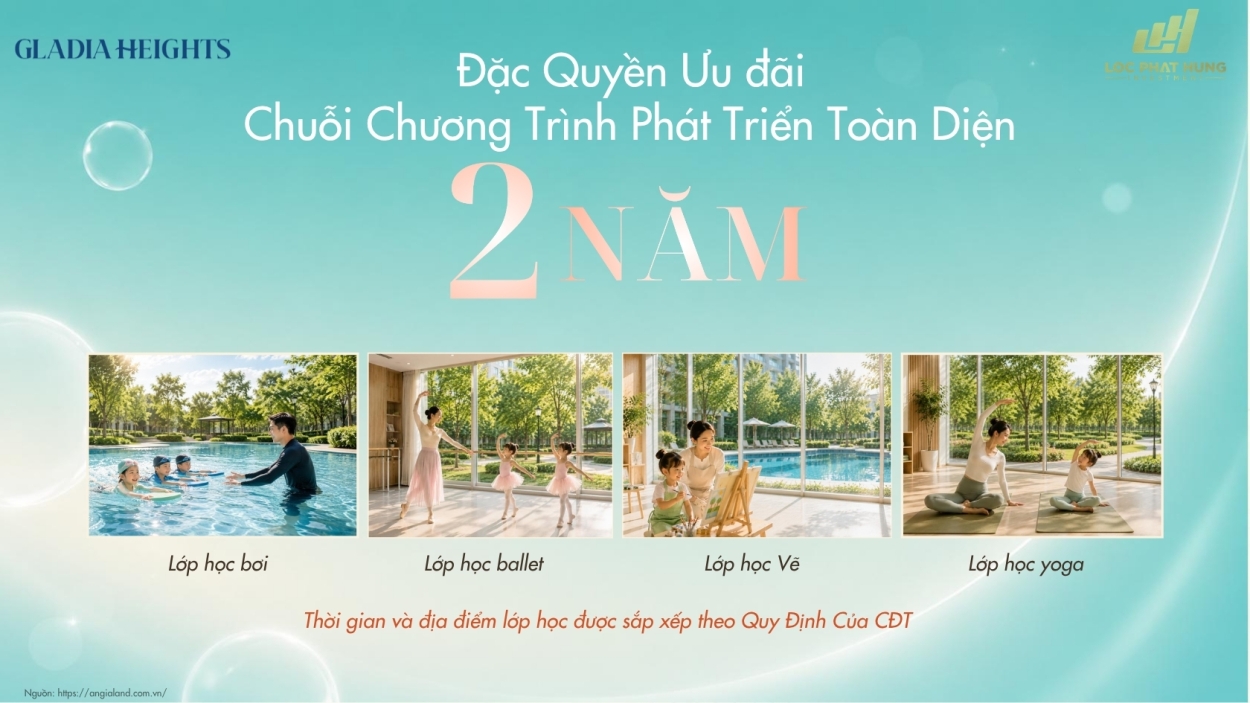 Dự án Gladia Heights Ưu Đãi Thanh Toán Mua Căn Hộ Chung Cư Gladia Heights Phường Bình Trưng